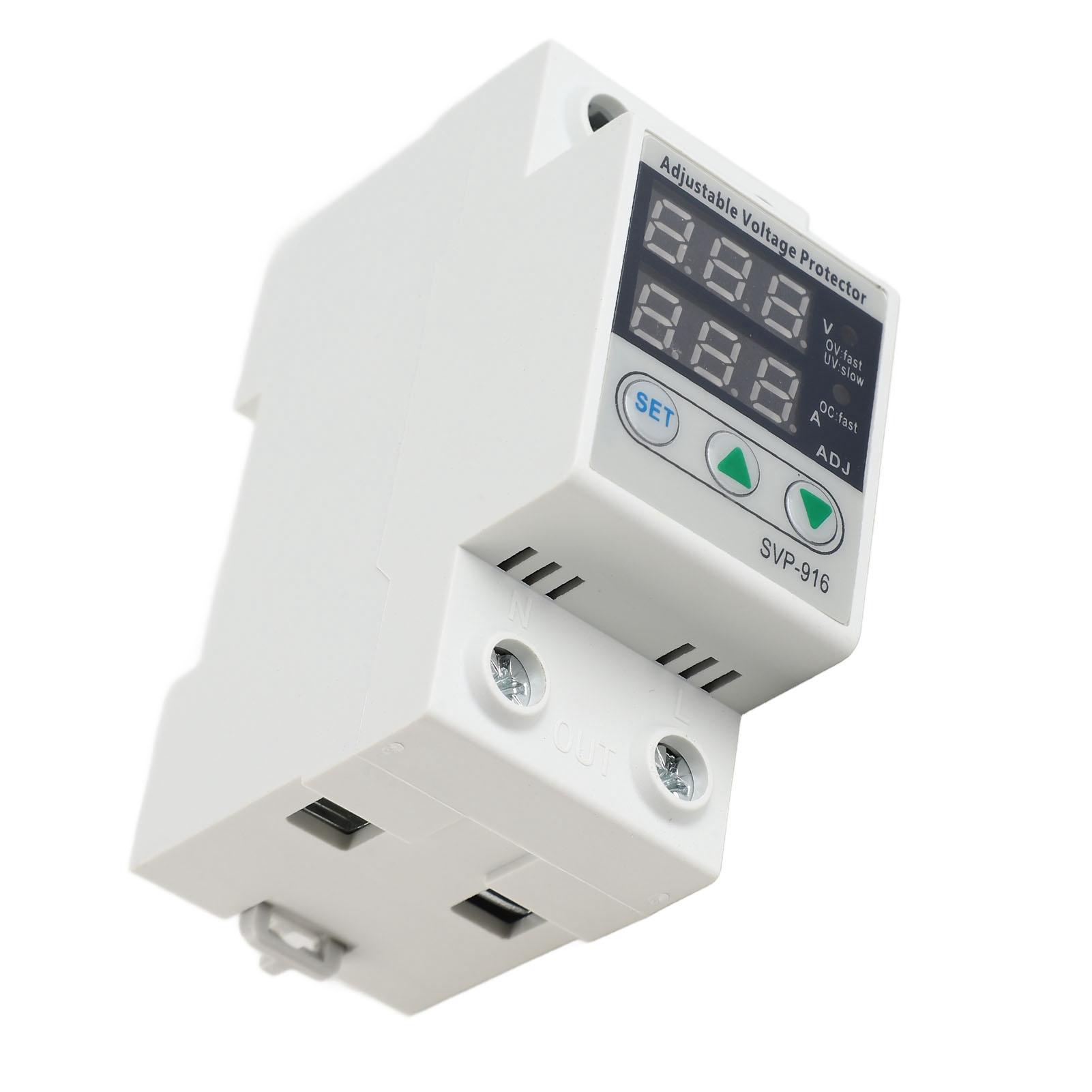 

Інтелектуальний однофазний регульований захист від перенапруги та зниження струму 230 В змінного струму(63A)