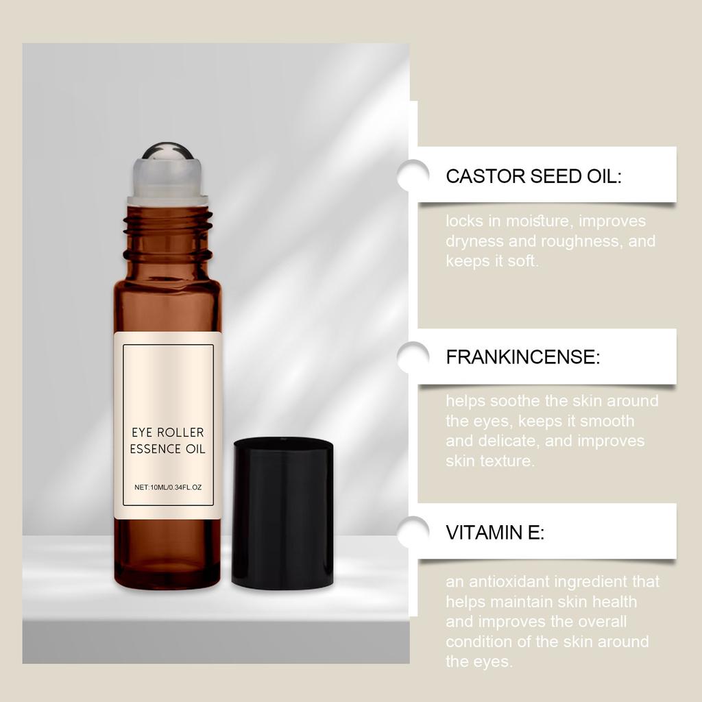 Oční roll-on olej redukuje jemné vrásky, hydratuje a zvlhčuje oční okolí pro každodenní masážní péči 10 ml