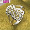 Hot Charm 925 Sterling Silver Cute Heart Small Bear Ring Size 7/8/9/10 Jewelry