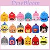 Schattige Baby Kinderen Pluche Rugzak Cartoon Anime Koreaanse Versie Kleuterschool Vroege Educatie Schoudertas Anti-diefstal Schokbestendig 20*25cm
