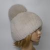 Winter Women Luxuryt Rex Rabbit Fur Hat With Fox Fur Pompoms Natural Warm Fur Hats Girls Knitted Fluffy Real Rex Rabbit Fur Caps