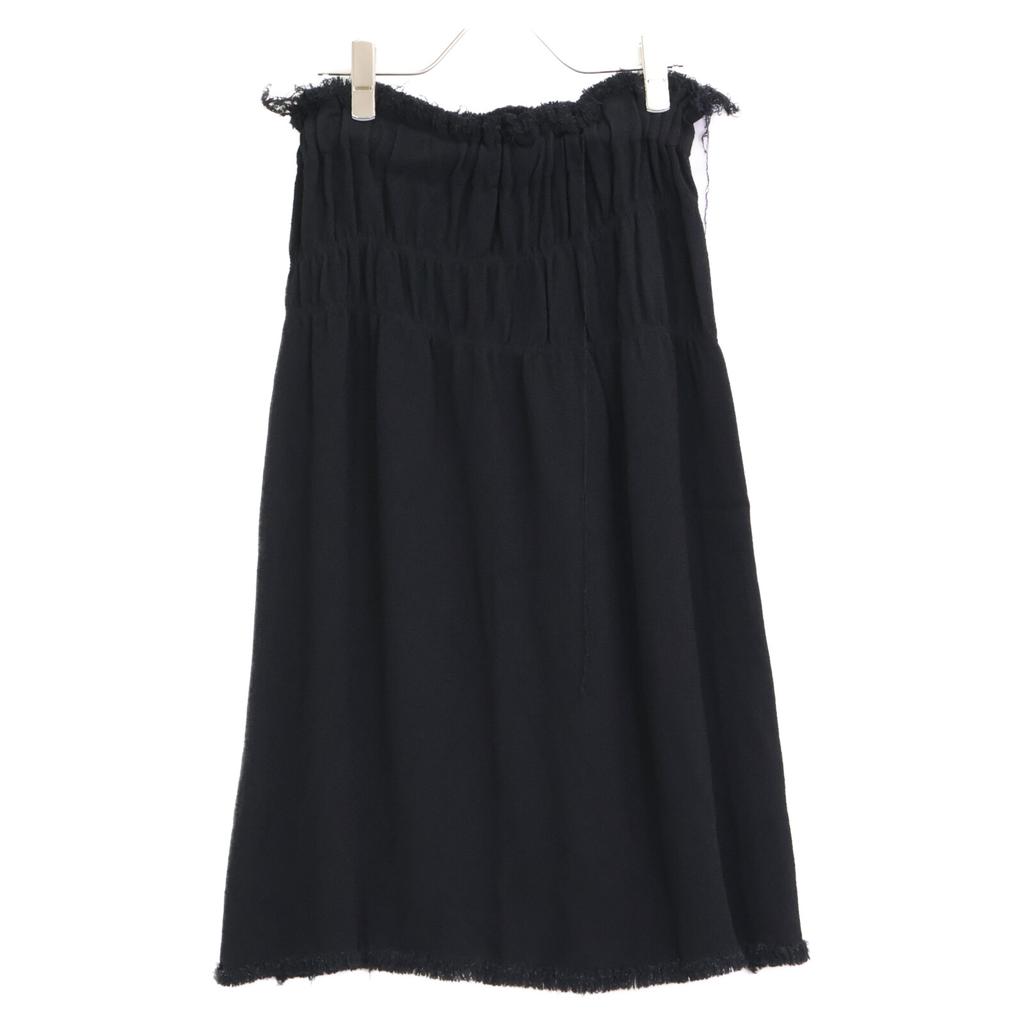 HELMUT LANG Black 16-8107238-050-704 Rayon Skirt skirt 4 blackUsed