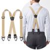 Heavy Duty Elastic Pants Braces Y-Type X-Type Anti-slip Suspenders Work Suspenders  Work Use