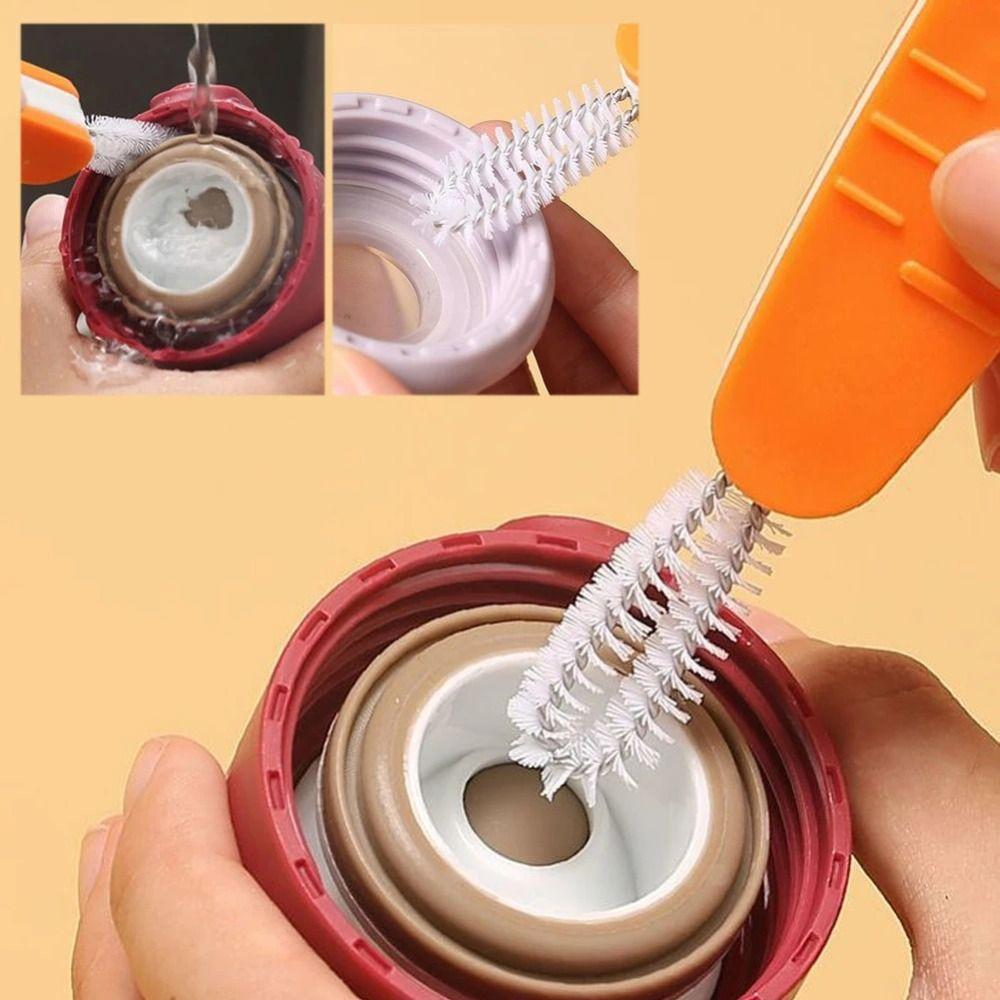 Multi-Functional Cup Crevice Cleaning Brush Bottle Cup Holder Cleaner Tumbler Cleaning