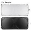 For Porsche Accessory Car Windshield Sun Shade Cover Anti UV Shield Visor Cover