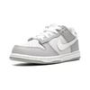 Nike Dunk Low PS Wolf Grey Kids Sneakers Pure-Platinum White DH9756-001