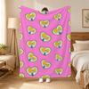 Hey Arnold Cartoon Throw 240g flannel blanket, suitable for sofas, beds, offices,  exquisite gift blankets
