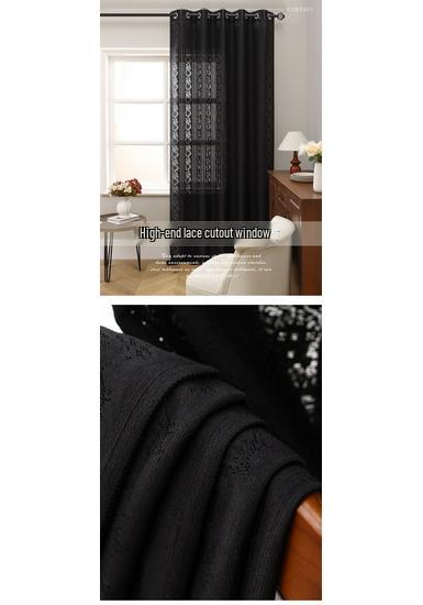 Translucent Lace Curtains: Light-Filtering Privacy for Bedroom & Living Room