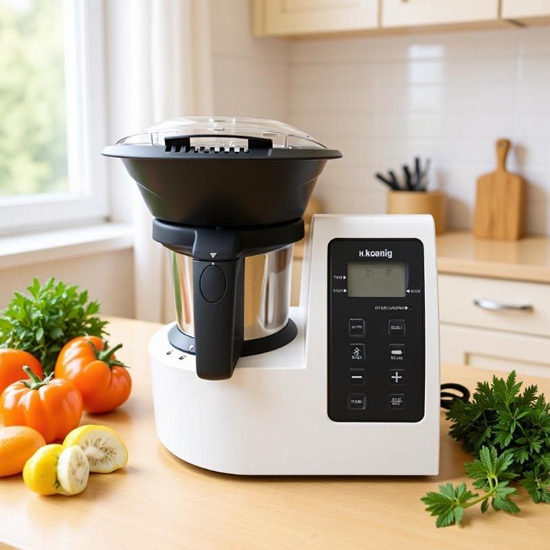 German Multifunctional Kitchen Robot: Oil-Free Stir-Fry, Smart Blender, Soup Heating Pot