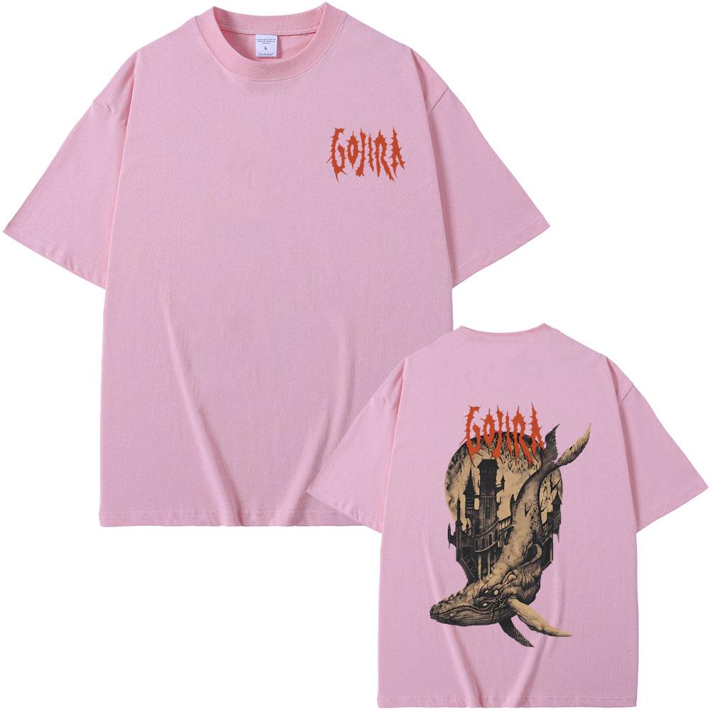 French Metal Band Gojira From Mars To Sirius Flying Whales Vintage Rock Graphic T-shirt Unisex Unisex Fashion Oversized Streetwear