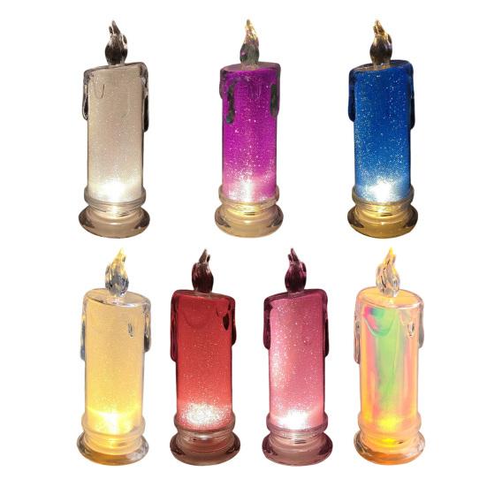 Tear Drop LED Candle Light Flameless Flickering Candles Decorative Atmosphere Night Light for Romantic Dinner Wedding And Home Decor