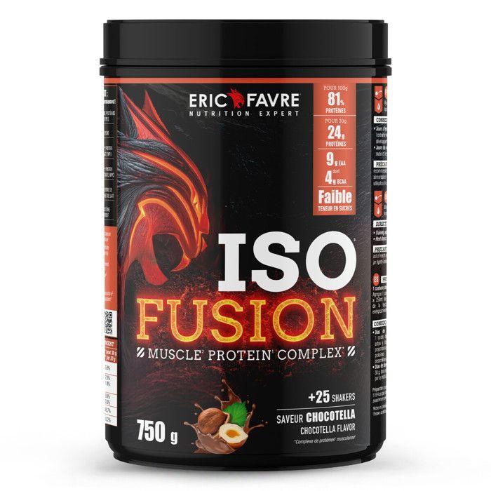 Protéine multi-sources Eric Favre - Iso Fusion - Chocotella 750g