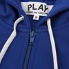 PLAY COMME des GARCONS HOODIE PLAY COMME des GARCONS Hoodie Sweatshirt Full Zip T172 Cream L [Item]