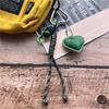 Lanyard DIY Lanyards Leather Heart Shape Keychain On the Phone Charms Alloy Hanging Chain Couple Bead Keyring Bag Decorate