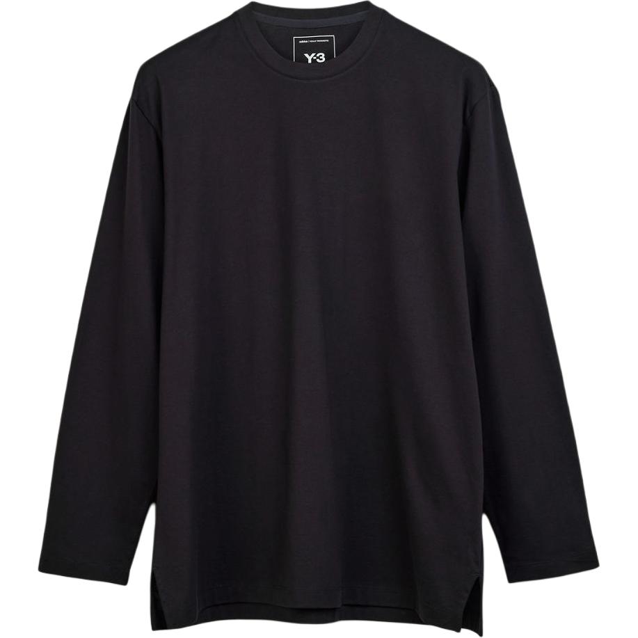 Adidas Y-3 Graphic Long Sleeve Long-Sleeve Top Black Unisex Streetwear JN4880