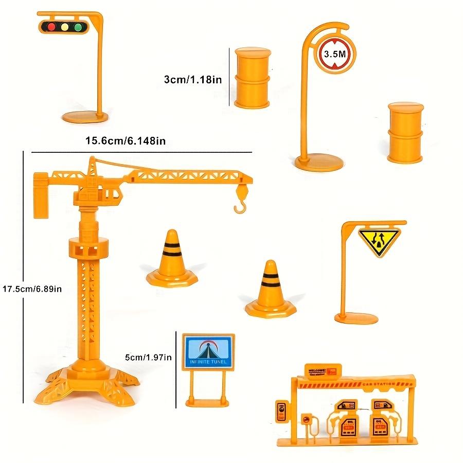Set de Vehículos de Construcción Incluyendo Excavadora Camión Hormigonera y Grúa Regalos Perfectos para Niños de Ciudad Juguetes Automotrices para Niños