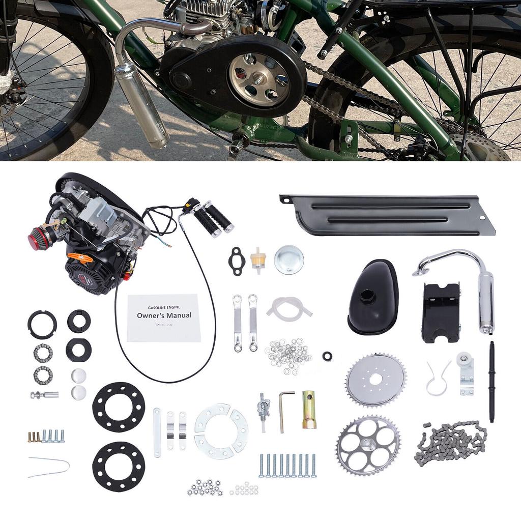 100cc 4 stroke Bicycle Engine Kit Set Gas Motorized Motor Bike Modified Engine