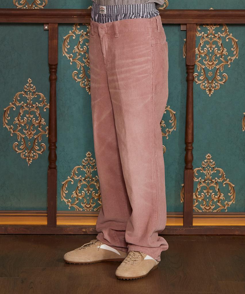 UNALLOYED Washed Corduroy Pants / Pink