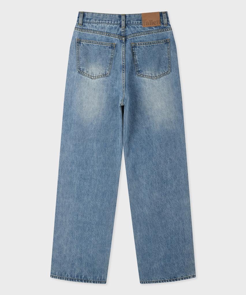 FALLETT Straight Denim Pants Light Blue
