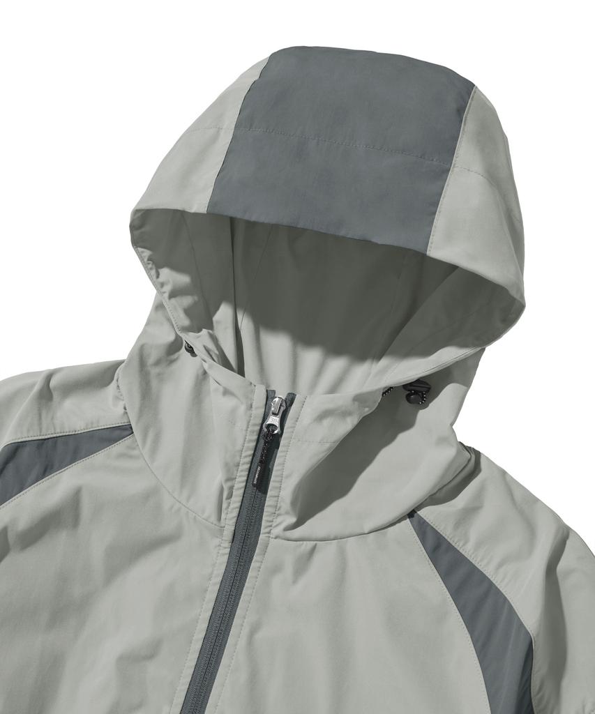 Filluminate Taslan Windtaker Jacket - Light Grey