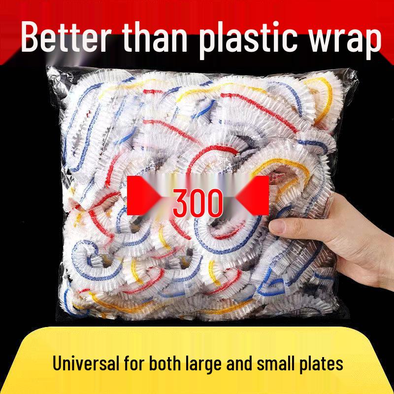 

Elastic Cling Film Bowl Covers - Transparent, Reusable, and Perfect for Leftovers
