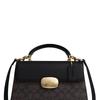 Coach Eliza Handtasche aus Kunstleder, Umhängetasche Groß Damen Schwarz CW012-IMXAQ