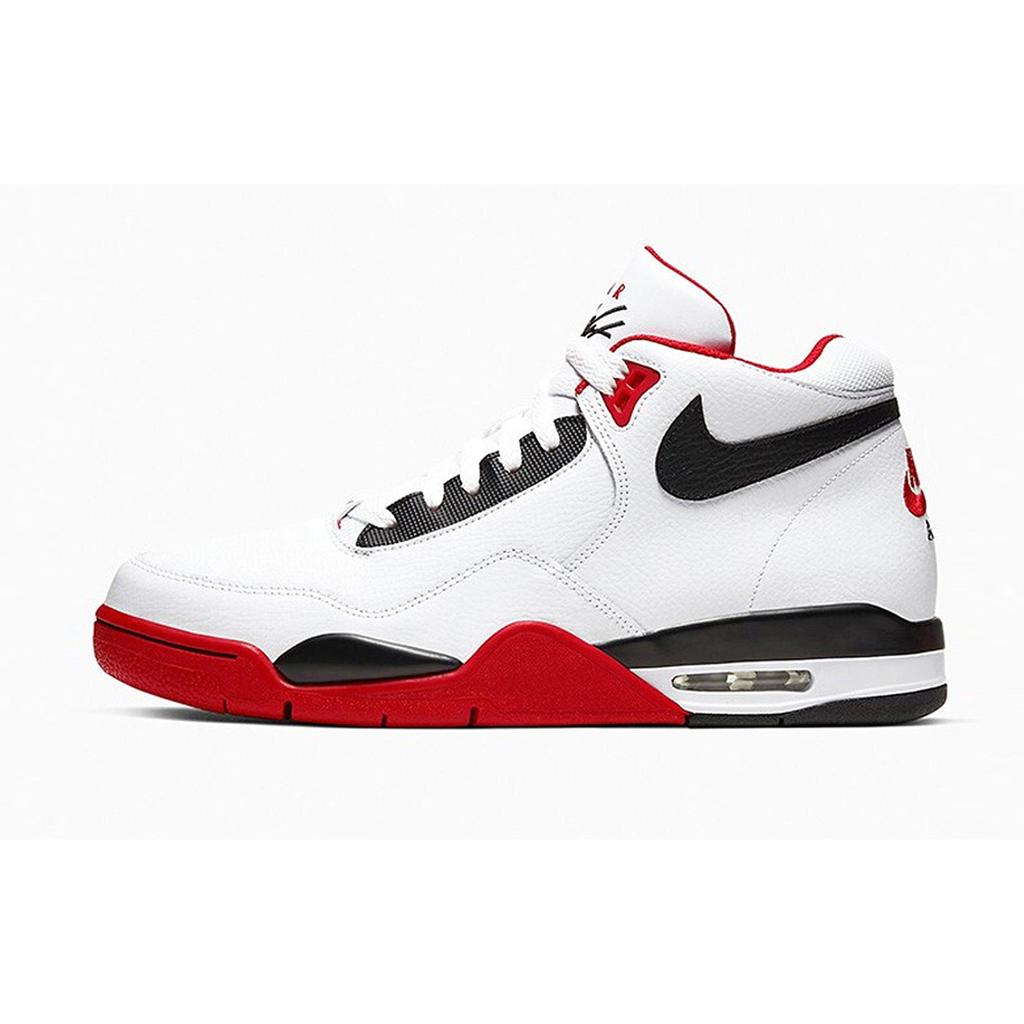 Nike Flight Legacy 101 Mid top Vintage Basketball Shoes Men's Red BQ4212-100(Team196-)