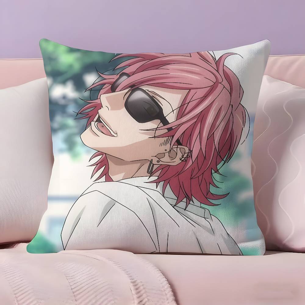 Anime y-Yarichin-Bitch Club Pillow Case Ultra Soft Skin Friendly Fabric Cloud Like Comfort & Concealed Zipper