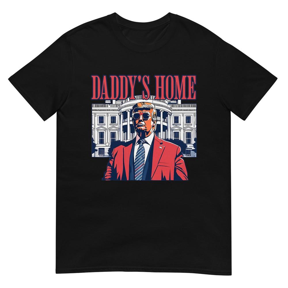 Папа дома Белый дом Трамп 2024 Футболка 2XL