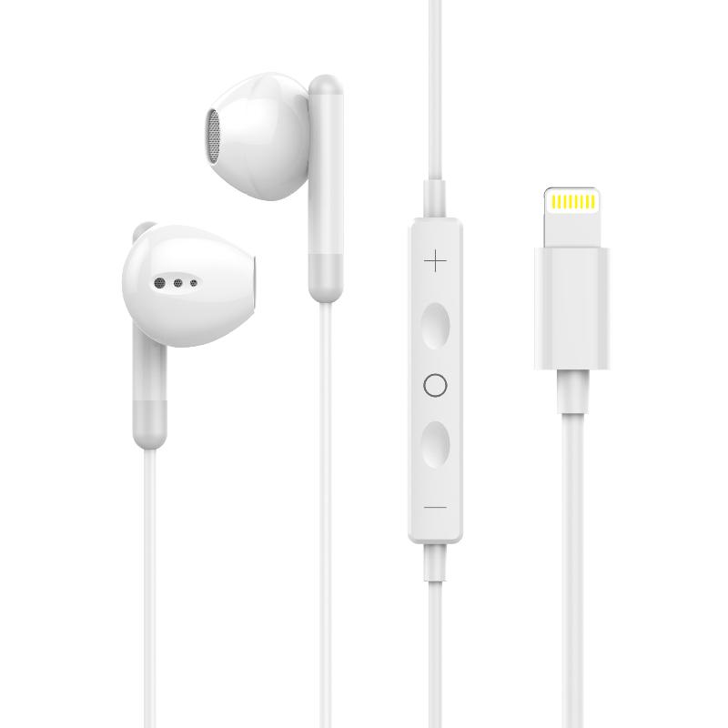 Half-in-ear Mobile Phone Wired Cable Control Earphones with Good Sound Quality Original TYPE-C Earplugs
