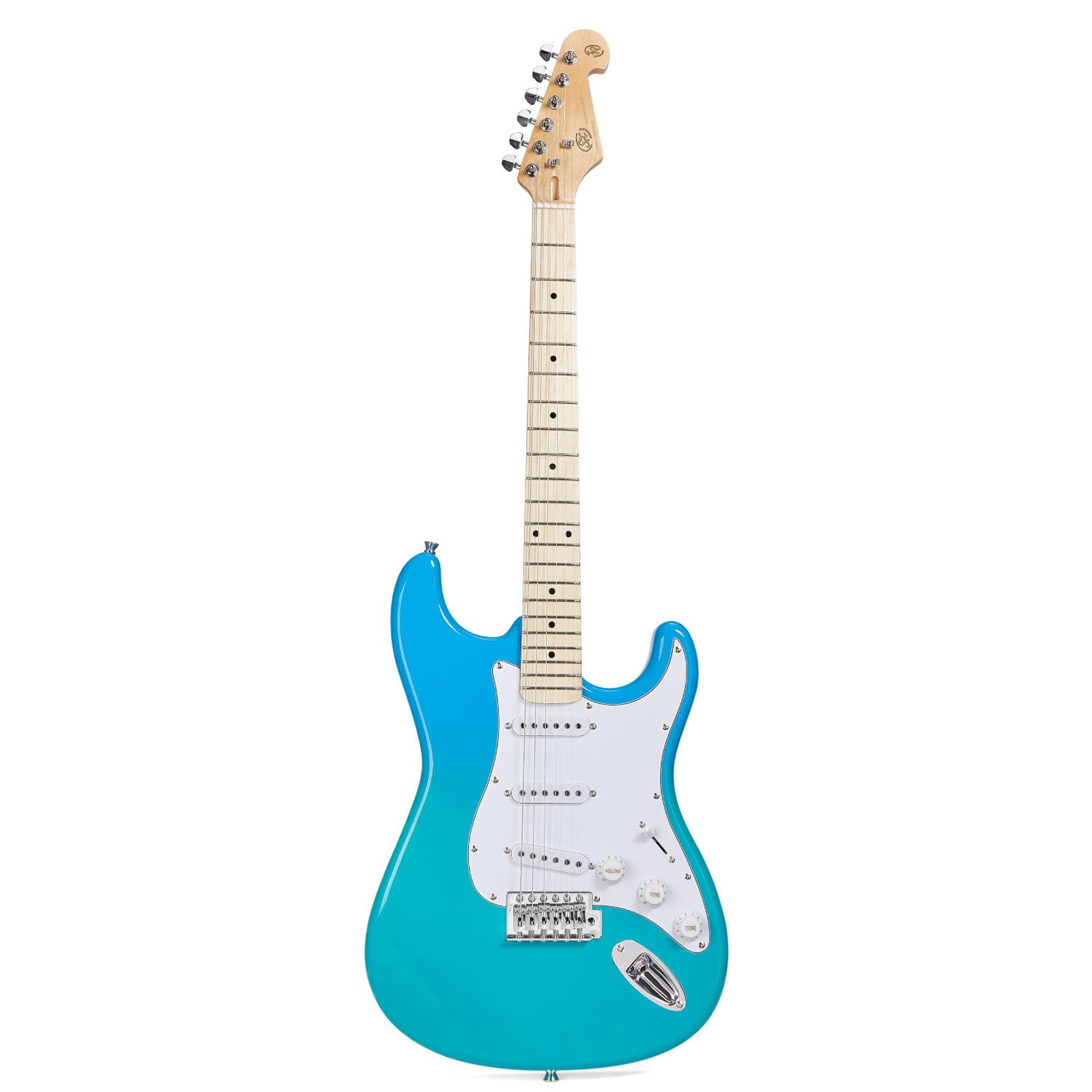 

SX (SX) Stratocaster-type electric guitar, Blue Glo SEM1 BG