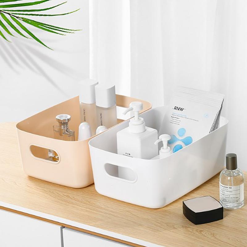 Desktop Storage Box 3 Sizes Large Capacity Cosmetic Makeup Tools Storage Box Stationery Underwear Card Phone Case Storage Box