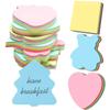 100sheet/set Sticky Notes Student Sticky Notes Office and Study Notes Color Tear-off Message and Note-taking Notebook TMZ