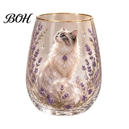 Sturdy Thickened Glassware Hummingbird Joy Tea Cup, Colorful Animal Tumbler, Floral Glass Decorative Flower Bird Cup Golden Rim, Artistic Water