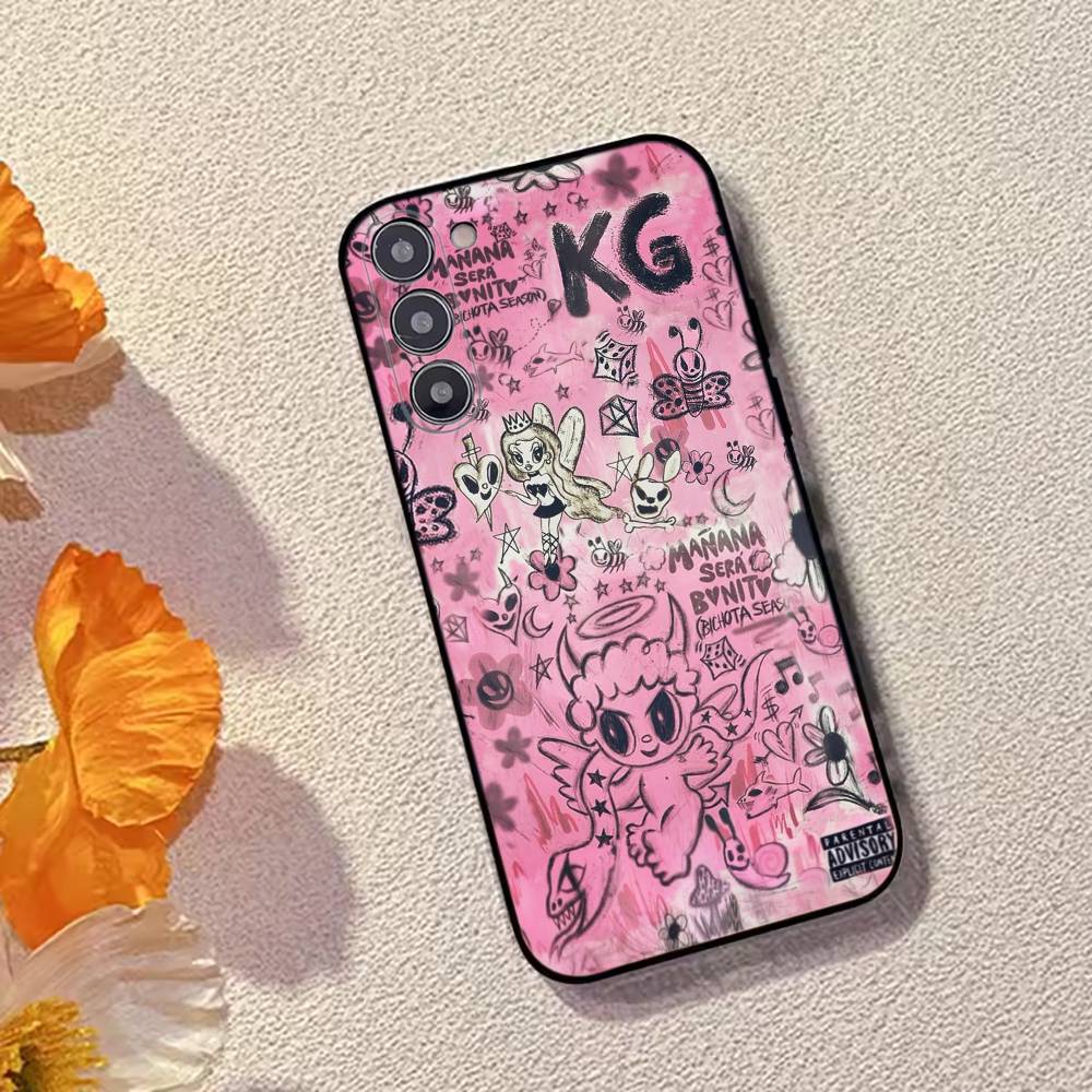 K-Karol G Dibujos Animados Phone Case Silicone Soft For Samsung Galaxy A73,A72,A71,A70,A53,A52,A51
