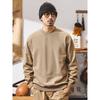 520g American Retro Heavyweight Stiff Washed Vintage Round-Neck Sweatshirt for Men, Autumn and Winter Export Men's High-Quality Jacket