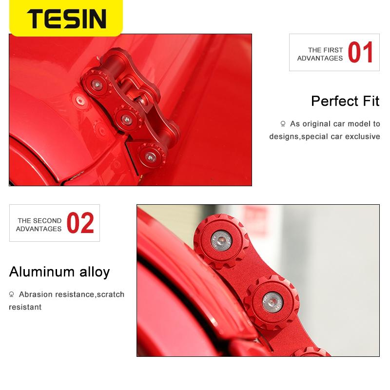 TESIN Car Lock Hood Latch Catch For Jeep JK Car Engine Hood Lock Latch Catches Kits Accessories For Jeep Wrangler JK