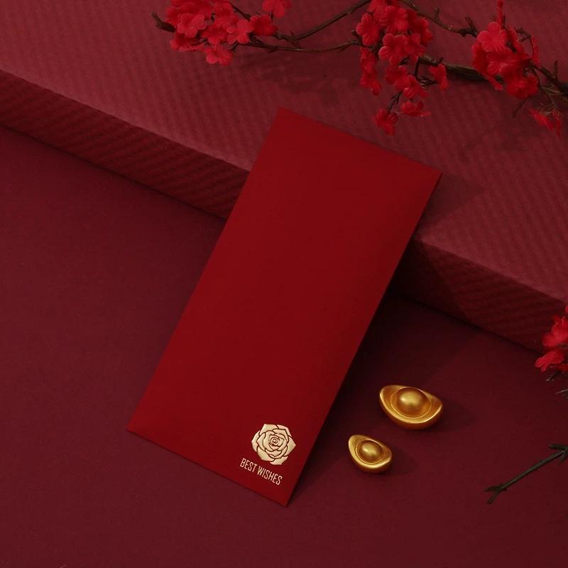 Hot Sale 6Pcs/Pack Chinese Red Envelope New Year Spring Festival Children Lucky Money Envelopes Red Packet Gift Envelope Red Bag