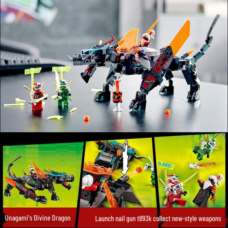 Ninjago Season 16 Digital Power Empire Dragon 71713 Building Blocks Puzzle Toy