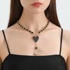 Fashion European American Style Butterfly Enamel Jewelry Four Piece Set For Women