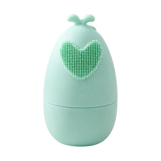 Silicone Ice Face Roller Bunny Egg Shape Ice Mold for Skincare зелёный