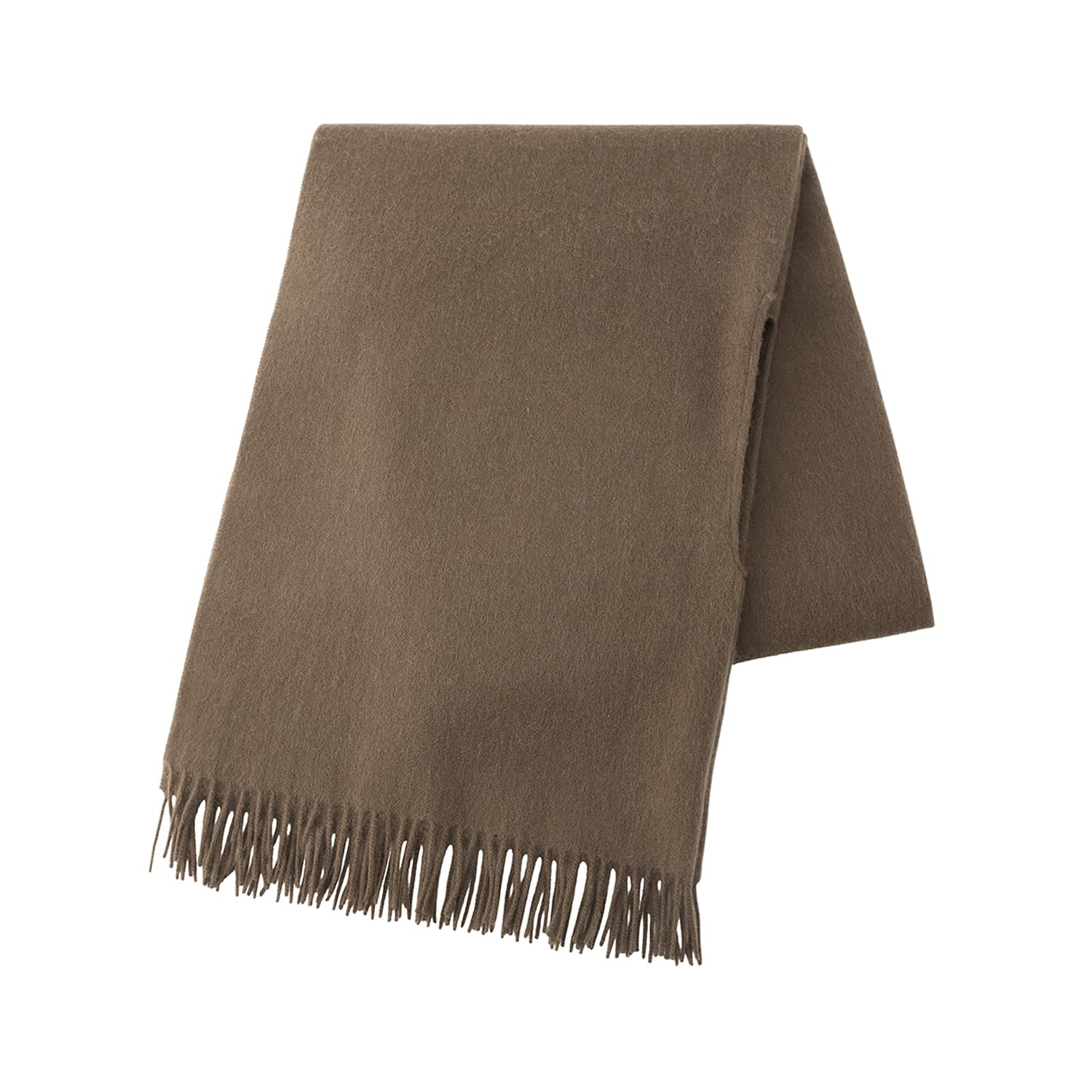 

Moonbat Washable Wool 2WAY Poncho Stole Plain 48078 Brown 70cm x Length 190cm [Macintosh Philosophy] 100% 24-431-48078 24-00 Approx. approx. коричневий