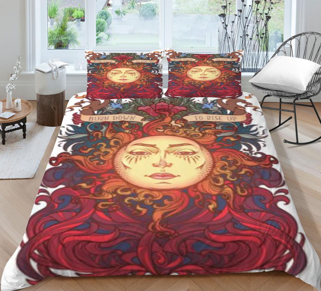 Bedding Set 3D Bohemian Home Bed Cover Homes Bedclothes Textiles Cool Children Boys Single Double King Size