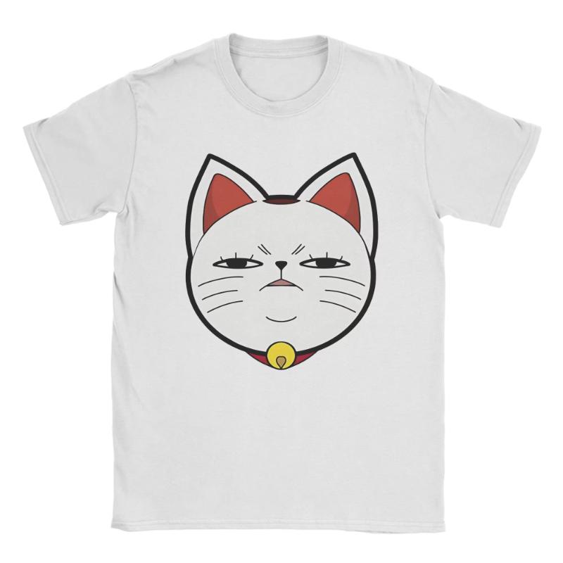 

2025 Summer and Autumn Japanese Maneki Neko printed T-shirt loose and casual short-sleeved trendy top for men and women 01 4XL