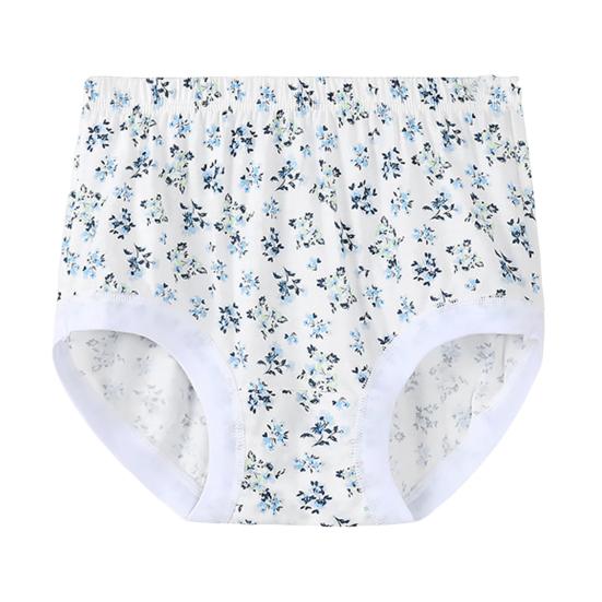 Women'S Cotton Underwear High Waisted Granny Panties Soft Full Coverage Briefs