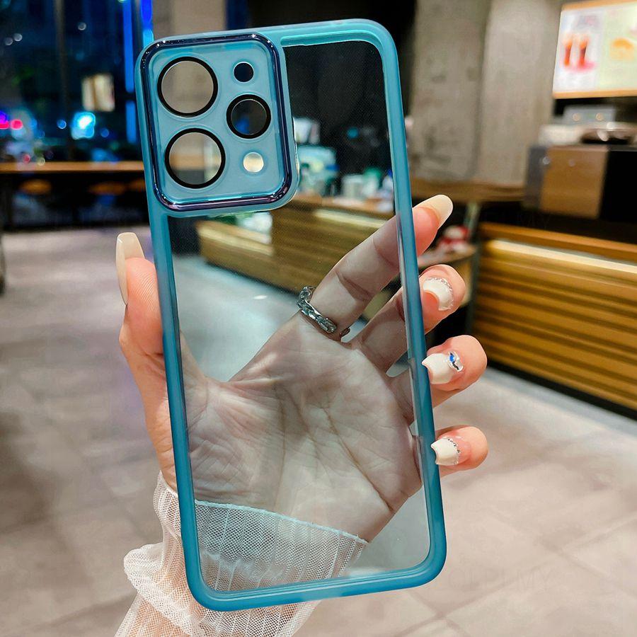 Skaidrus telefono dėklas Xiaomi Poco F8 M8 X8 Pro X6 C75 C85 14T 15T 13T 17 Redmi Note 12 13 14C 13C 14S A5 15 15C Kameros objektyvo apsauginė plėvelė Dangtelis