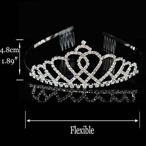 Classic Bride Rhinestone Crown Hair Accessories Headgear Studio Wedding Dress Accessories Direct Sales