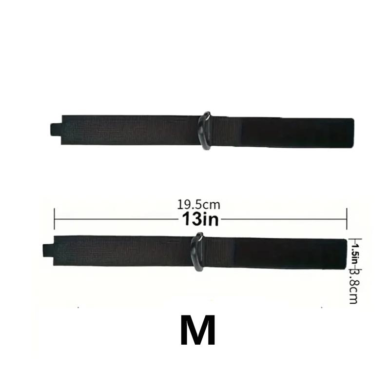 2PCS Heavy Duty Storage Strap High Density Braided Tape Hose Cable Storage Tie Down Dirt Buckle Velcro Tie Downs