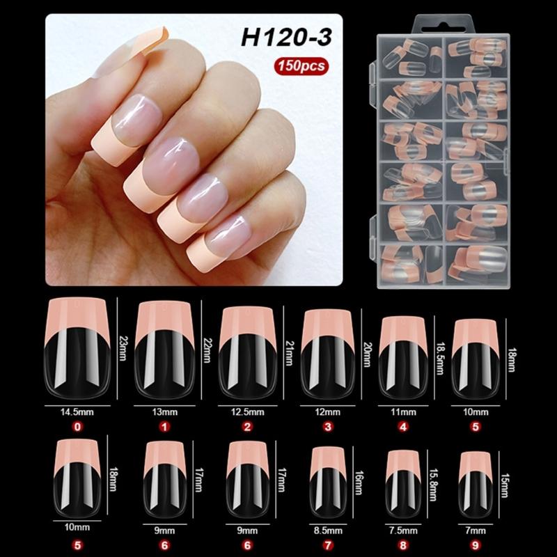 European American Style French Press On Nails Extensions for Nail Enthusiasts