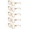 TUREZING Presbyopia Eyeglasses Metal Hinges Diopter Eyeglasses for Ladies Stylish Square Shaped Premium Grade Clear Frame for Gentlemen